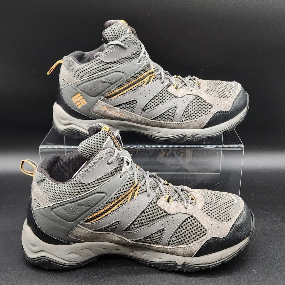 Columbia Size 12 Grey Hiking Boots  Mid Trail Gorpcore Outdoor Trekking